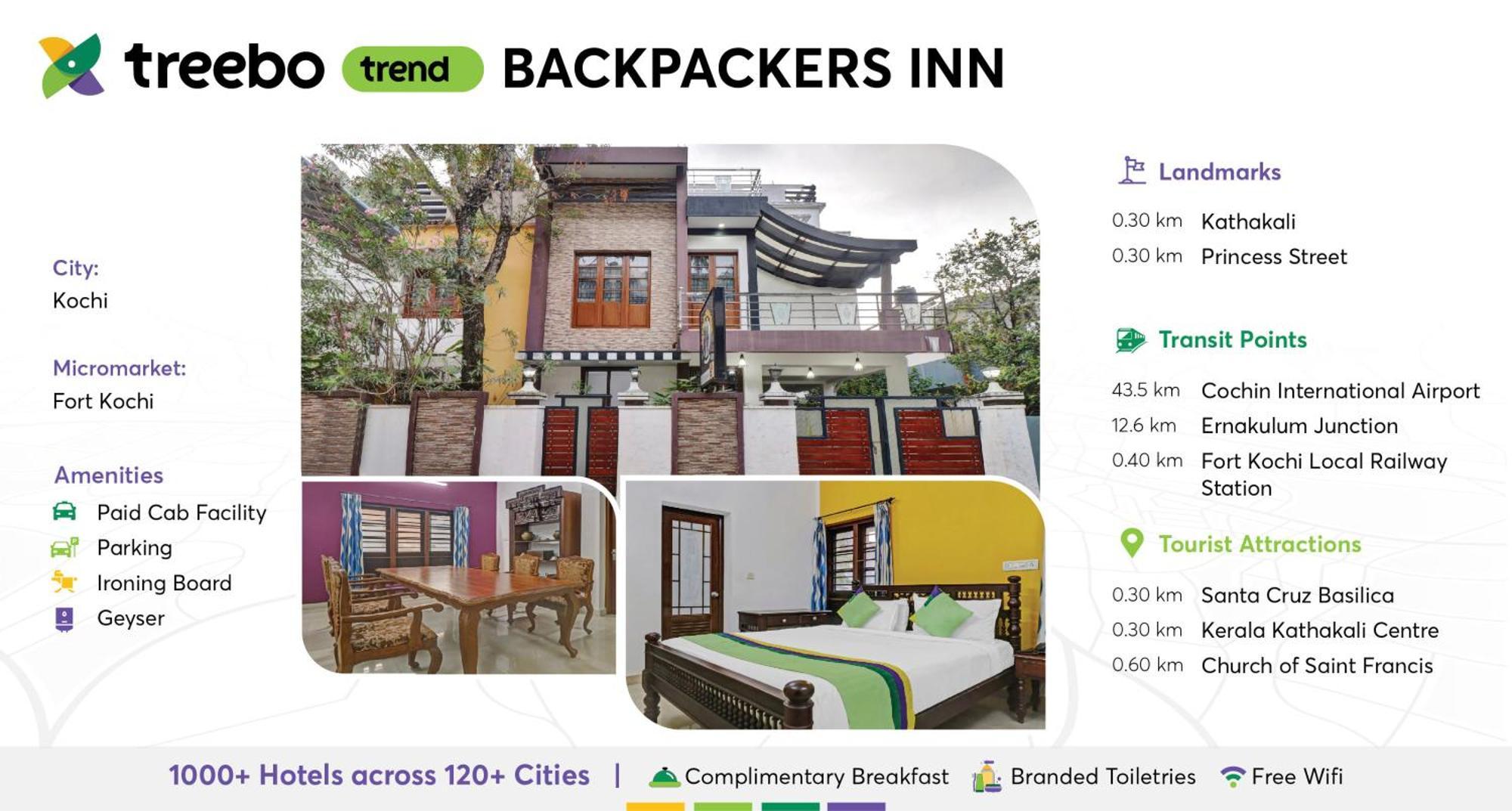 Treebo Backpackers Inn Kochi Exterior photo